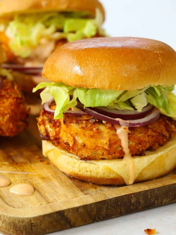 Crispy Fried Chicken Burger